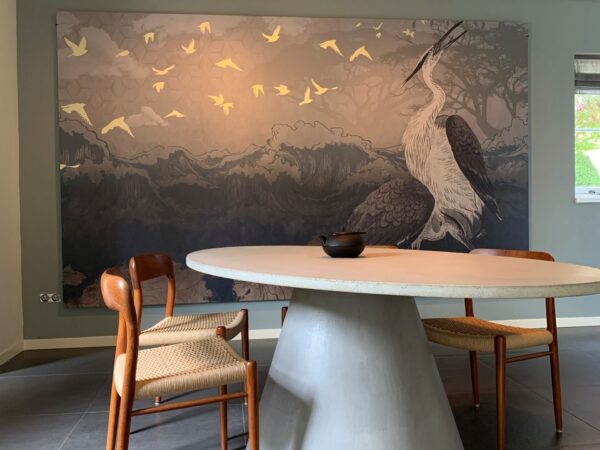 Bogard Beton tafel ovaal cone leg 2