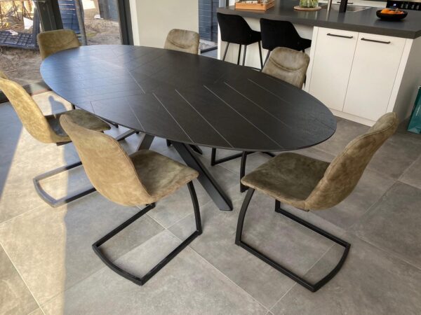 Natuurlijk eiken tafel | Freeslijnen 3