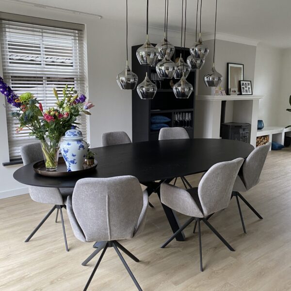 Bogard Natuurlijk eiken Tafel | Vulcano Black 4