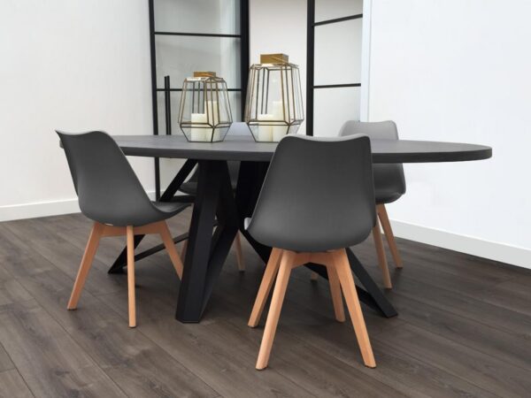 Beton Tafel | Charcoal