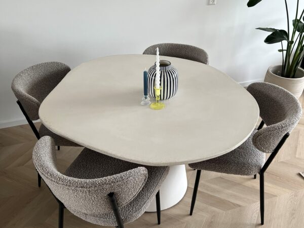 organische vorm Limoen tafel | White