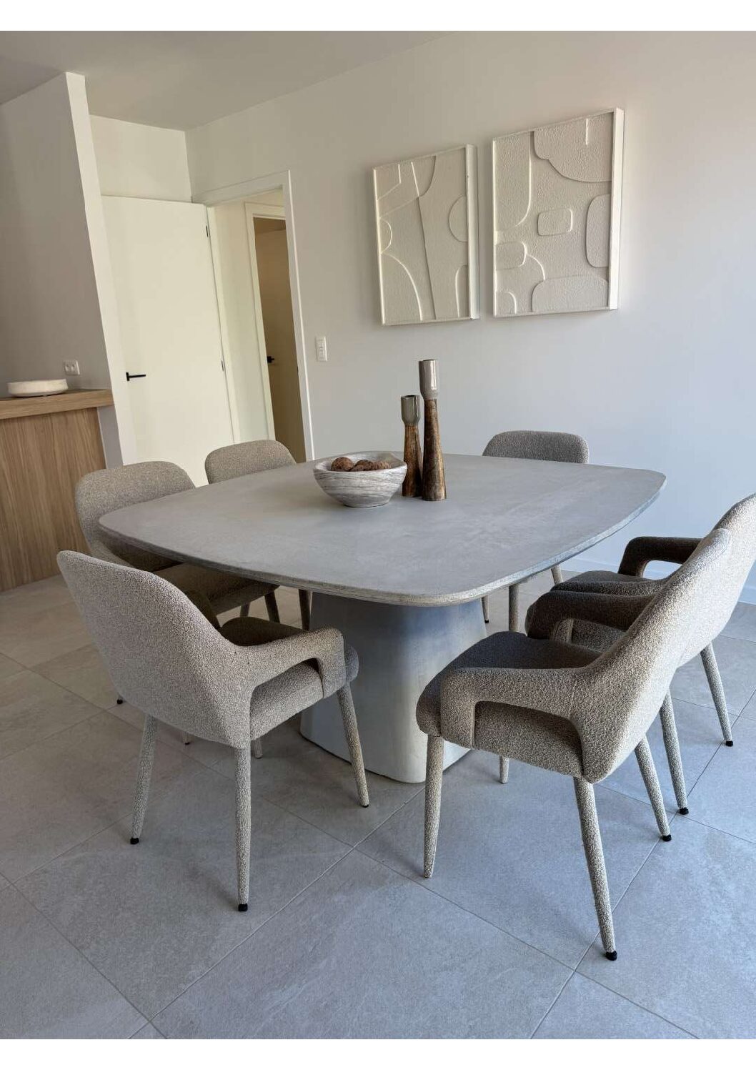 Eettafel vierkant | Charcoal