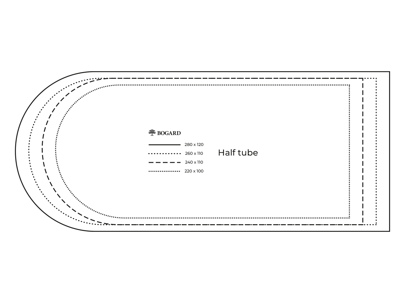 Knippatroon Half Tube